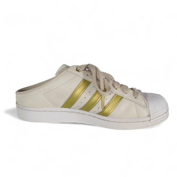 Adidas Superstar Mule 'Bliss Gold Metallic' Women's 8.5 Classic FZ2267 - Picture 7 of 11